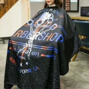 Barber Waterproof Hairdressing Cape – Durable & Easy-to-Use Gown for Stylists